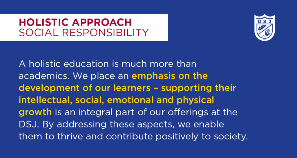 DSJ Explainer image for values statement holistic approach social responsibility