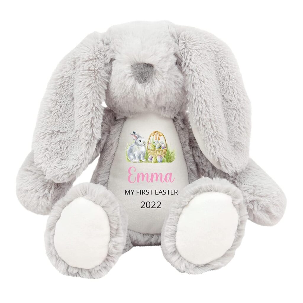 Personalised My First Easter Gift with Name, Custom 1st Easter Bunny Soft Toy, Easter Baby Gift, Baby Easter Gift, New Born Baby Gift, Easter Gift, easter gifts, easter gifts for kids, 