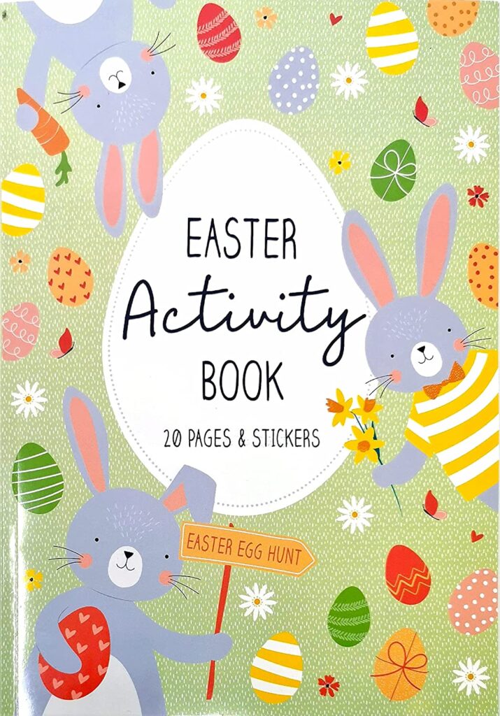 Easter Craft & Sticker Book - A4, 20 Pages - Make Your Own Easter Wreath - FSC Certified, easter gifts, easter gifts for kids, easter gift ideas