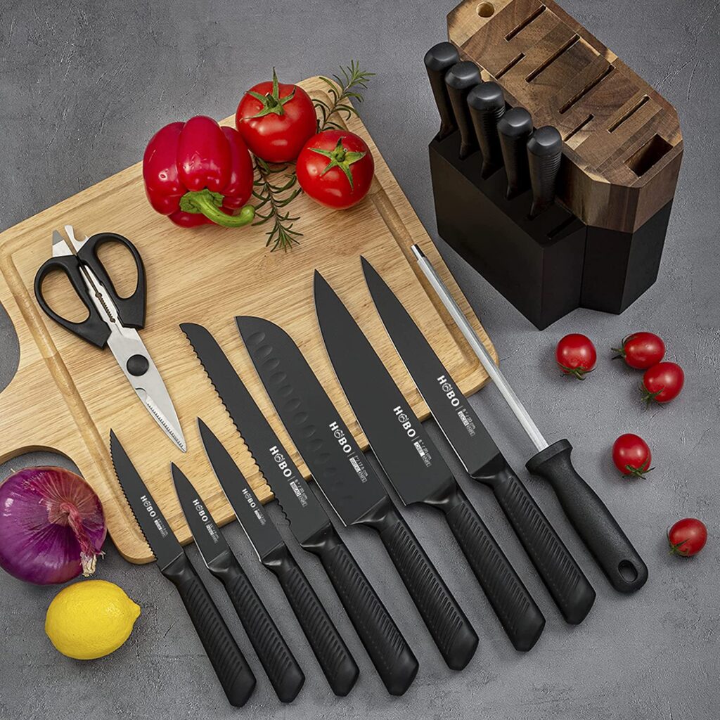 CFORM Knife Set 15 Piece Professional Knives Sets Kitchen Knife Set4