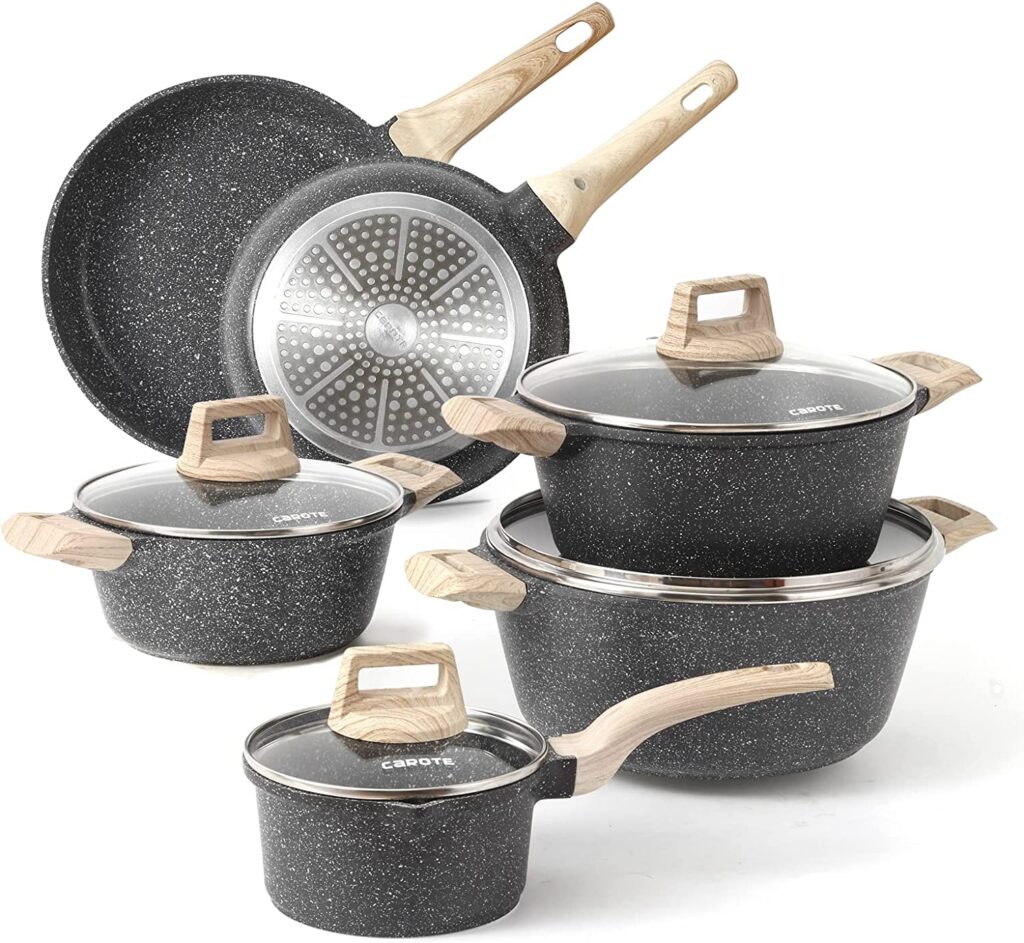 Carote Nonstick granite cookware2