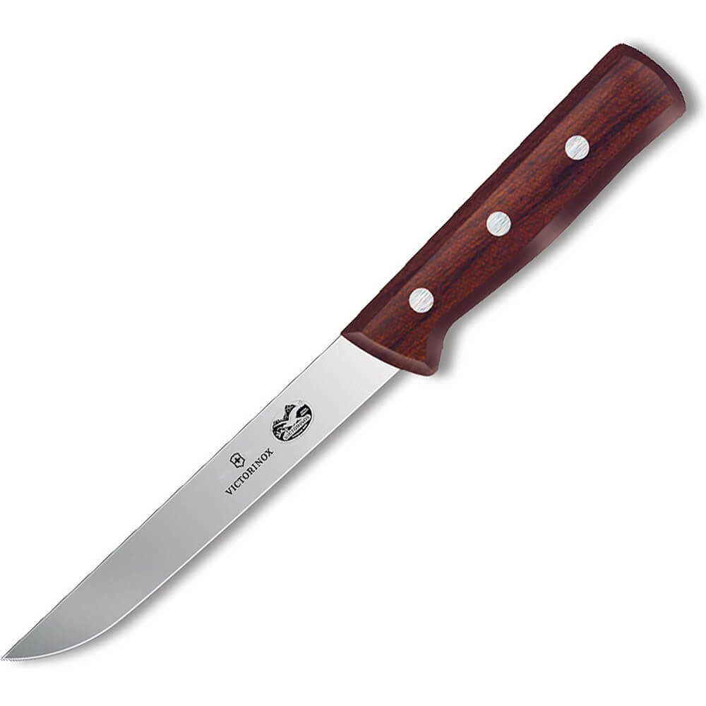 Victorinox 5600615 Boning Knife, Straight Wide Blade, Rosewood, Brown, 15cm